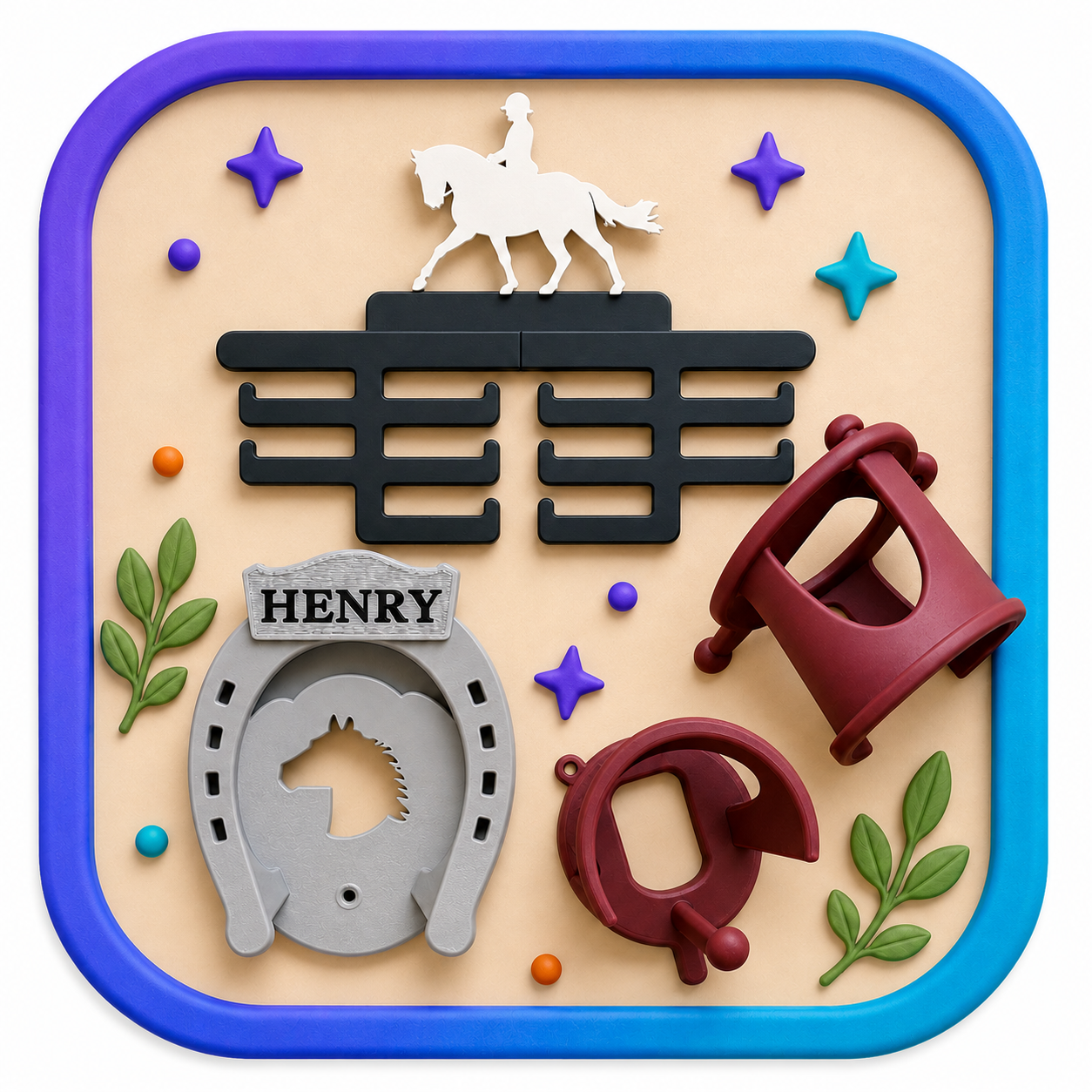 equine equipment waffle